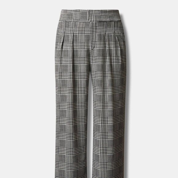 Torrid Wide Leg Studio Crepe High Rise Pant - Picture 1 of 9